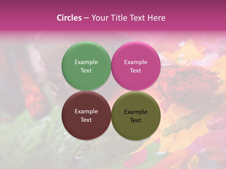 Artist Object Cutout PowerPoint Template