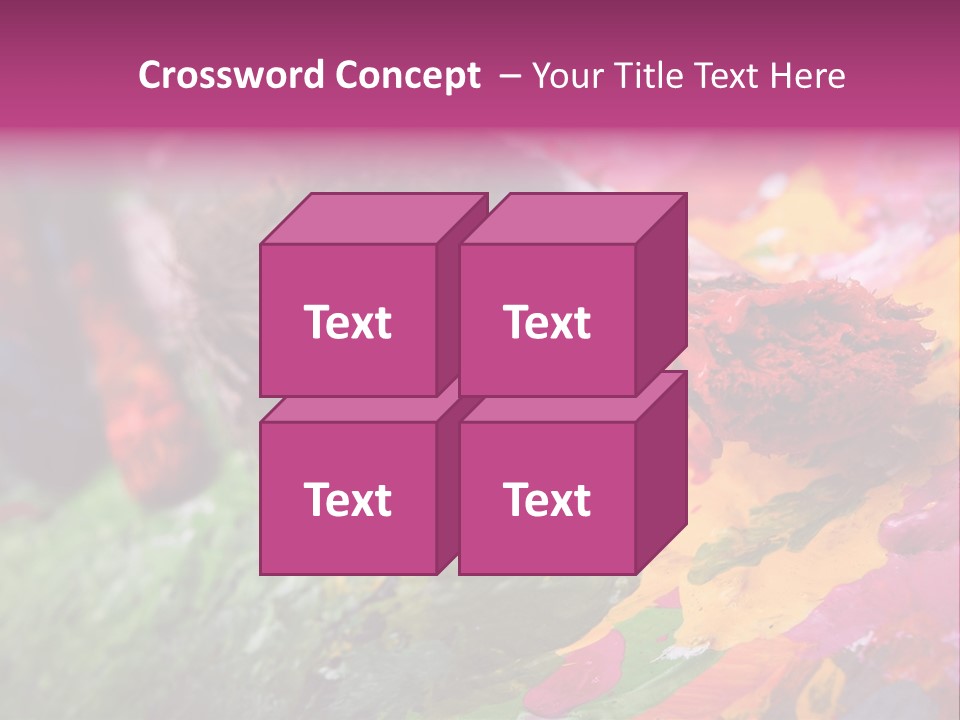 Artist Object Cutout PowerPoint Template