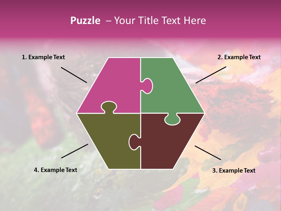 Artist Object Cutout PowerPoint Template