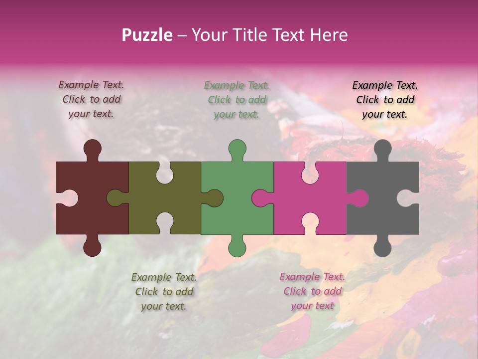 Artist Object Cutout PowerPoint Template