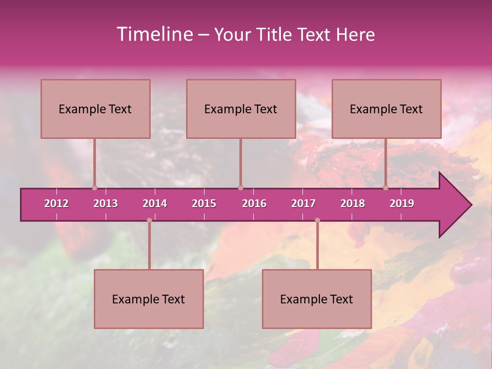 Artist Object Cutout PowerPoint Template