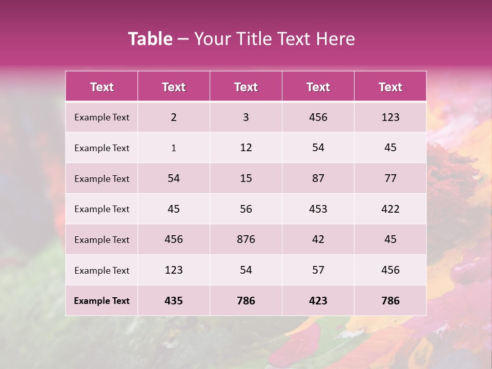 Artist Object Cutout PowerPoint Template