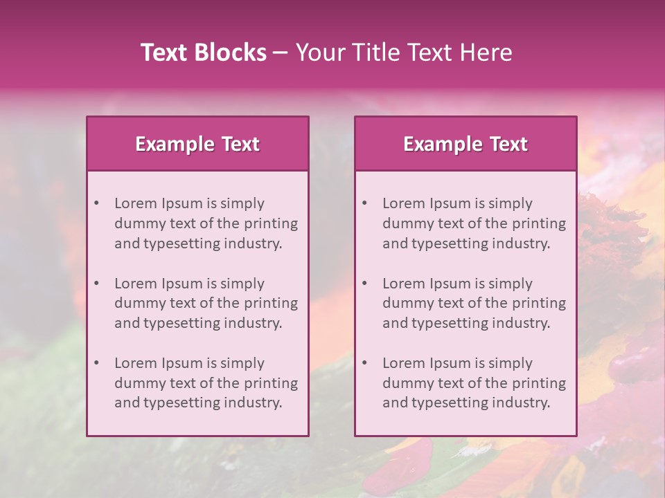 Artist Object Cutout PowerPoint Template