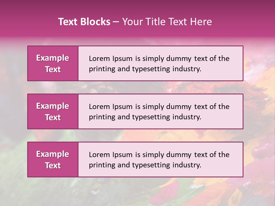 Artist Object Cutout PowerPoint Template