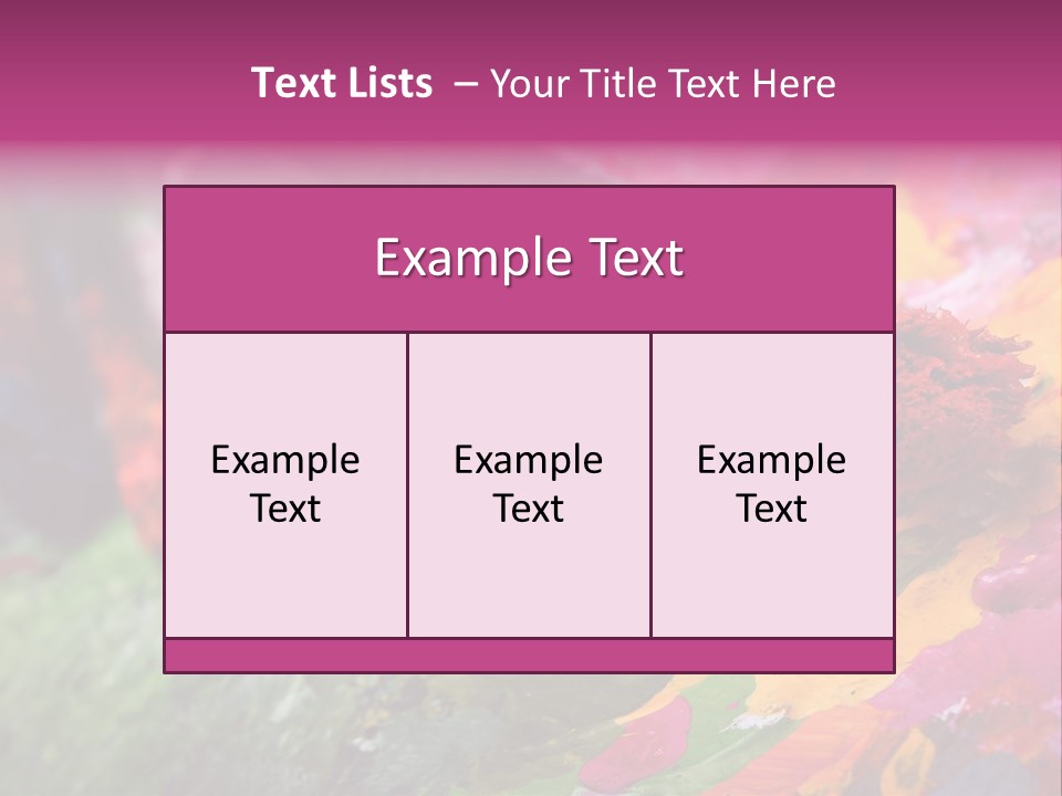Artist Object Cutout PowerPoint Template