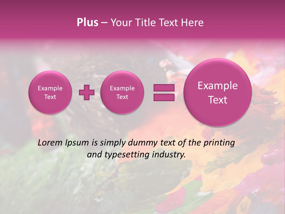 Artist Object Cutout PowerPoint Template