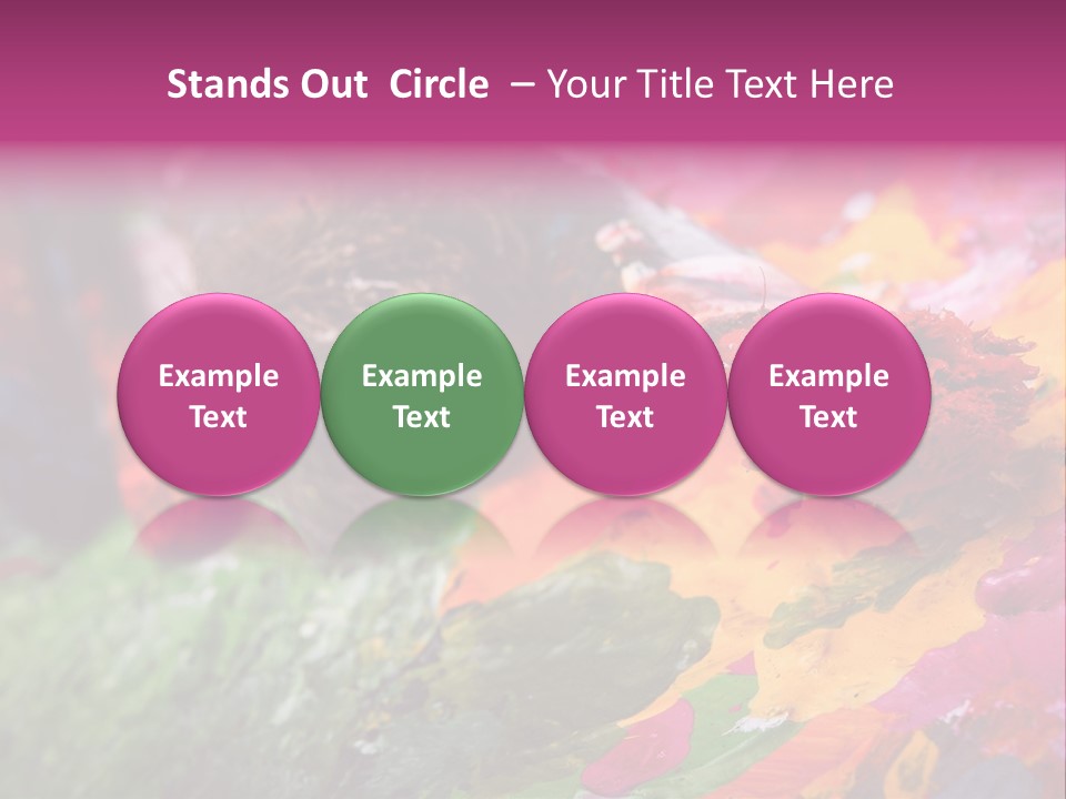 Artist Object Cutout PowerPoint Template