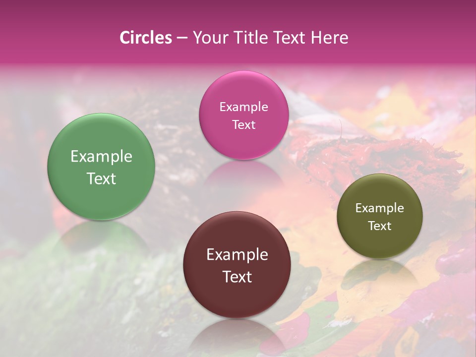 Artist Object Cutout PowerPoint Template