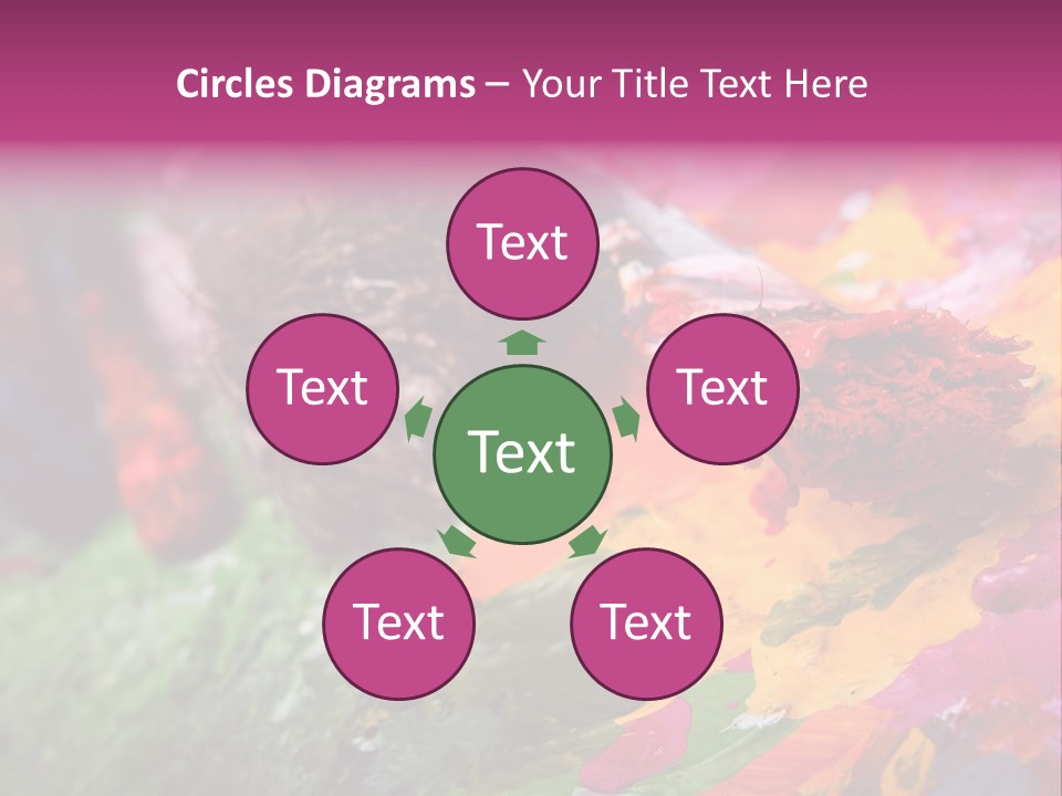 Artist Object Cutout PowerPoint Template