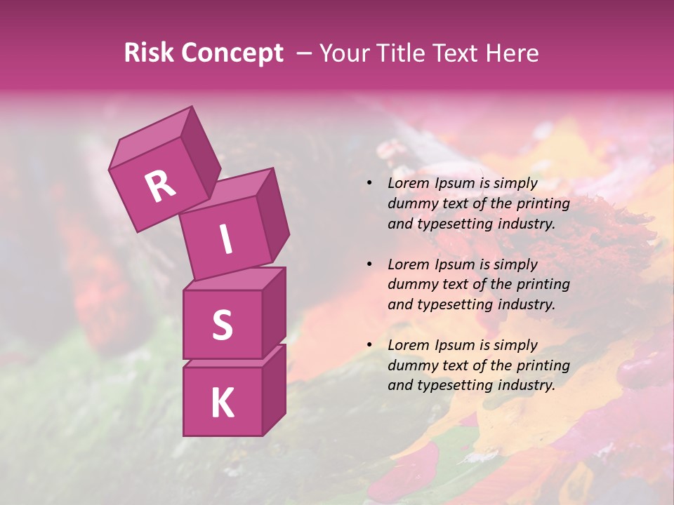 Artist Object Cutout PowerPoint Template