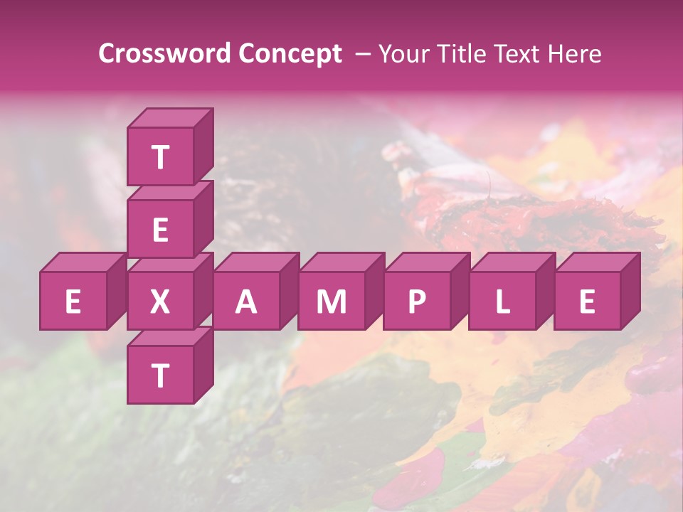 Artist Object Cutout PowerPoint Template