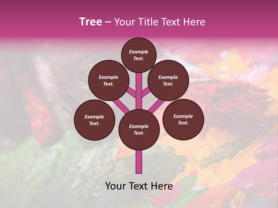 Artist Object Cutout PowerPoint Template