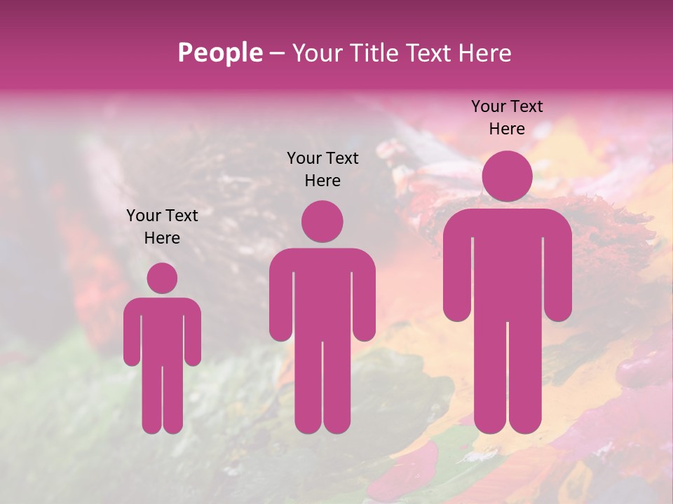 Artist Object Cutout PowerPoint Template