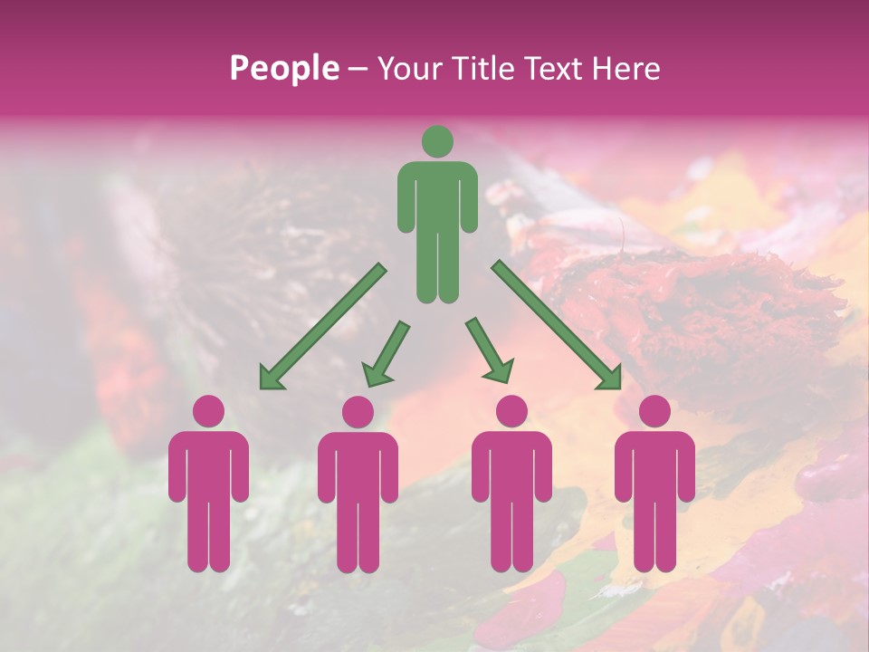 Artist Object Cutout PowerPoint Template