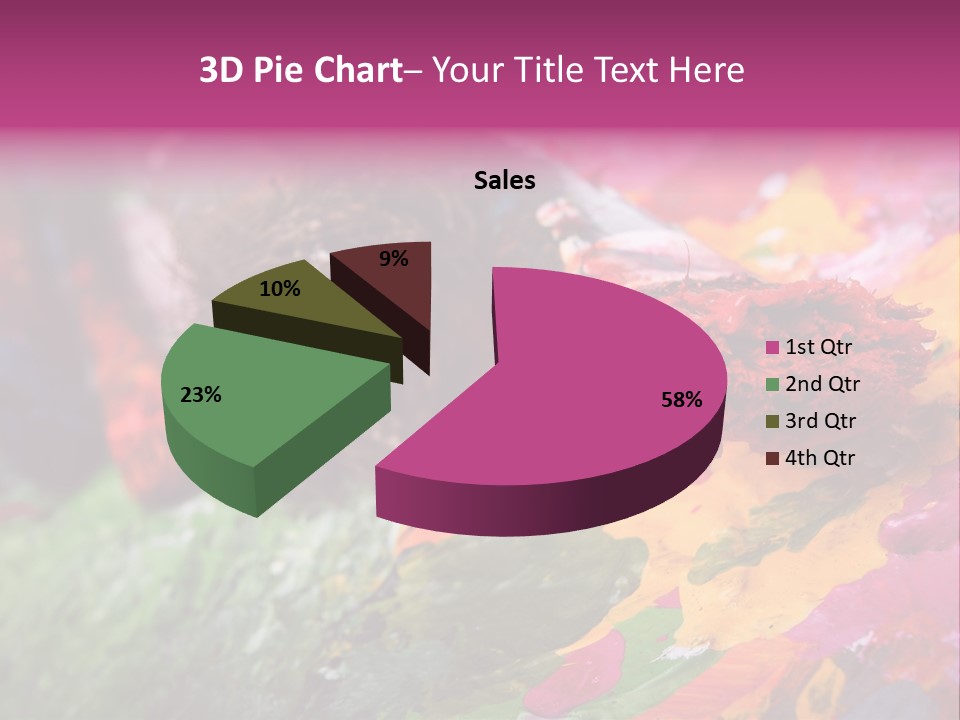 Artist Object Cutout PowerPoint Template