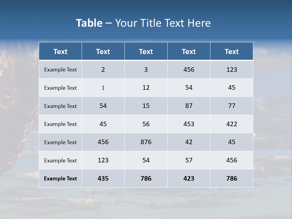 A Woman Climbing Up The Side Of A Cliff PowerPoint Template