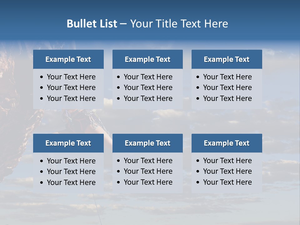 A Woman Climbing Up The Side Of A Cliff PowerPoint Template