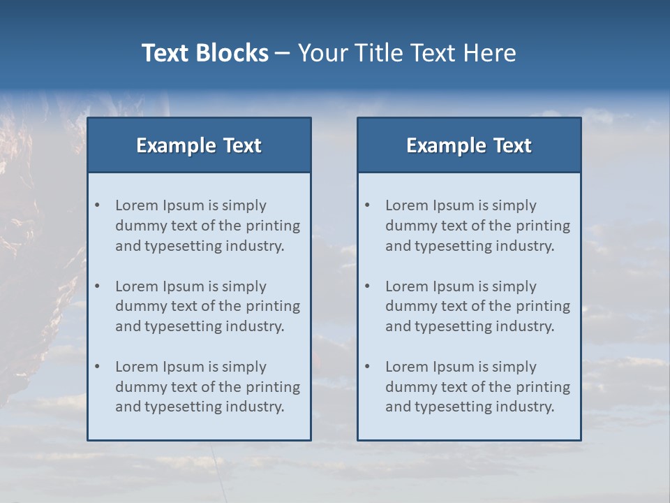A Woman Climbing Up The Side Of A Cliff PowerPoint Template