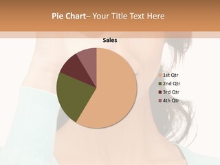 Showing Confident Woman PowerPoint Template