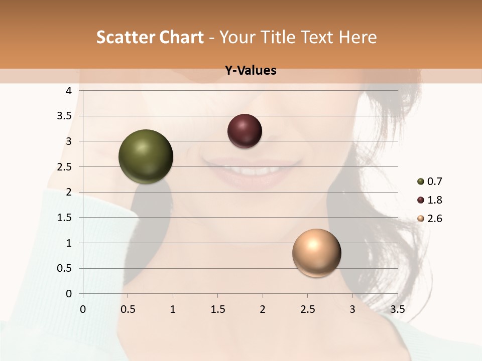 Showing Confident Woman PowerPoint Template