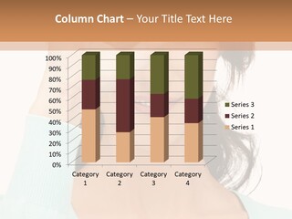 Showing Confident Woman PowerPoint Template