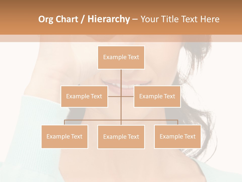 Showing Confident Woman PowerPoint Template