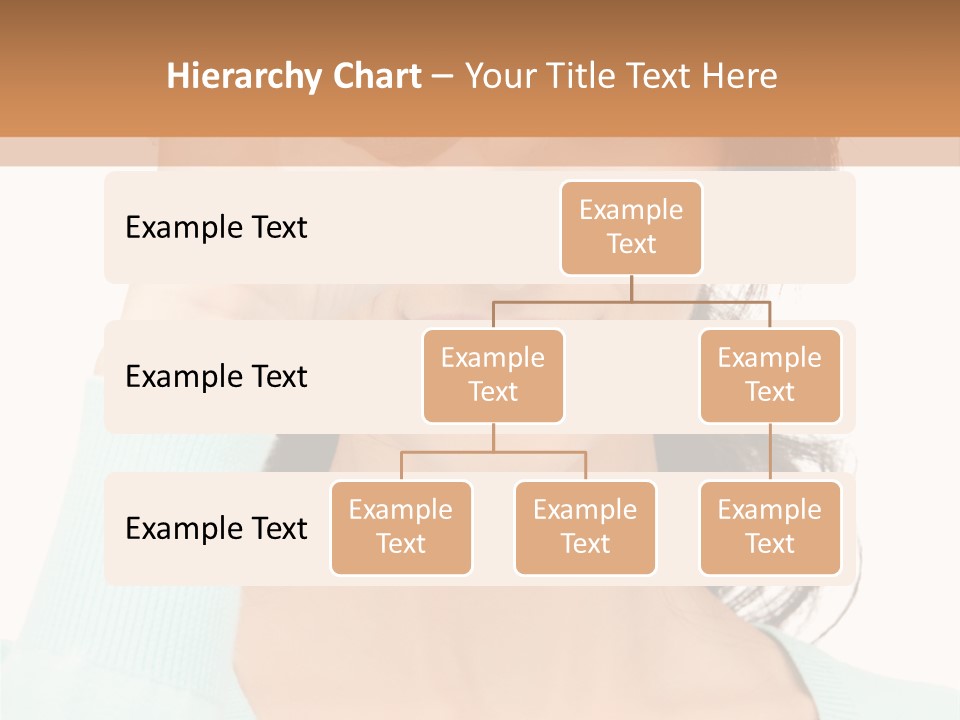 Showing Confident Woman PowerPoint Template