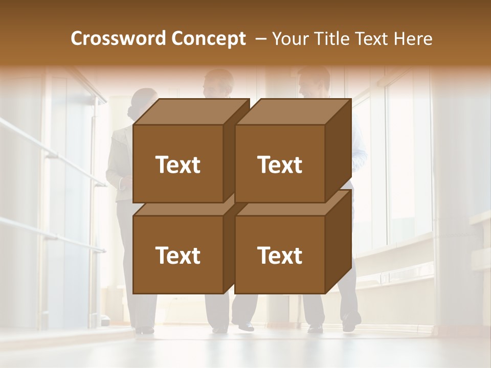 Walking Communication Person PowerPoint Template
