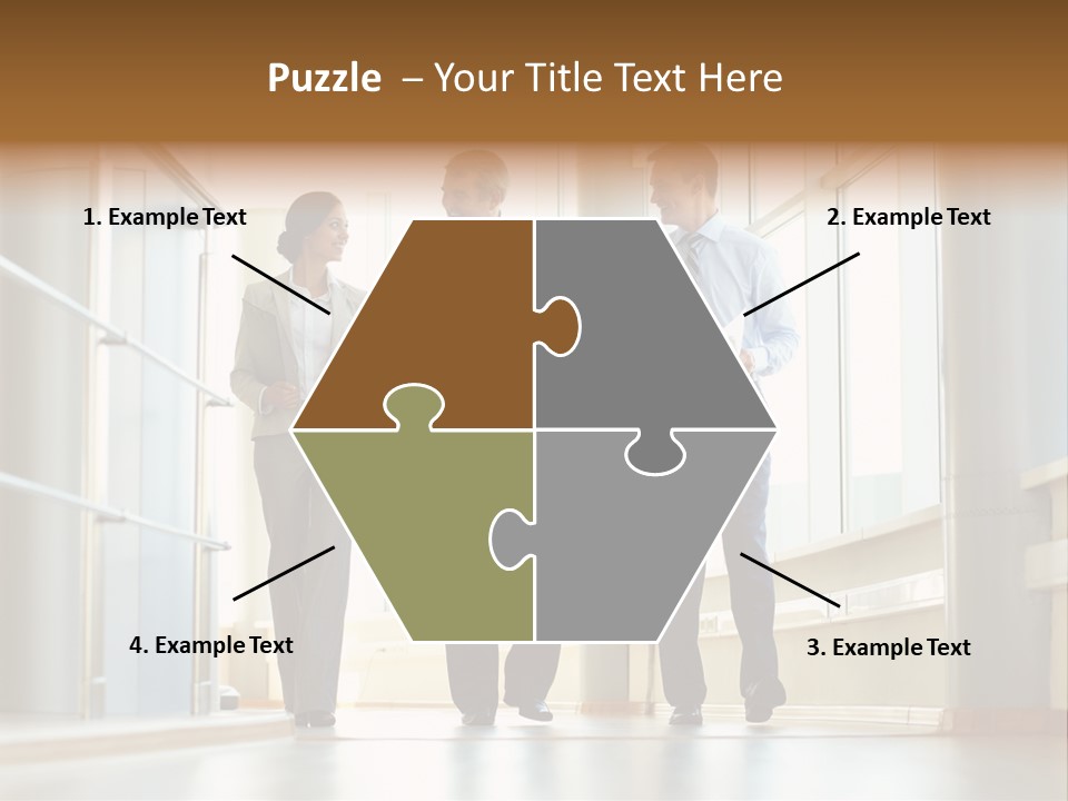 Walking Communication Person PowerPoint Template