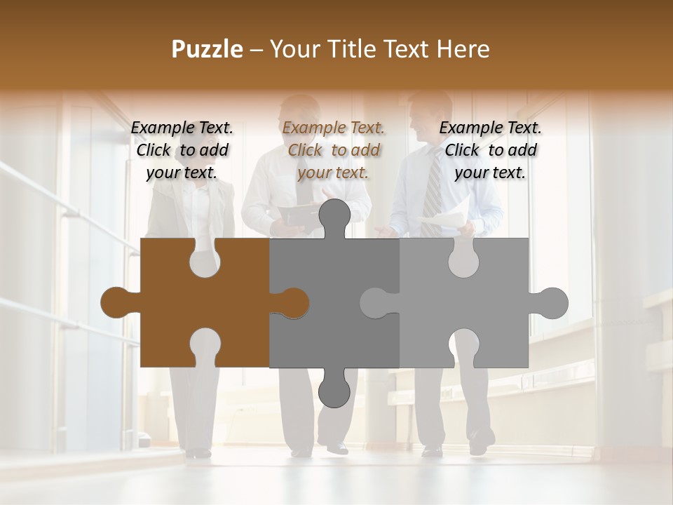Walking Communication Person PowerPoint Template