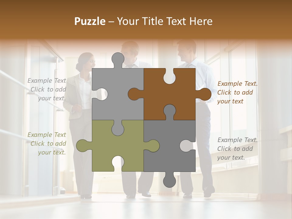 Walking Communication Person PowerPoint Template