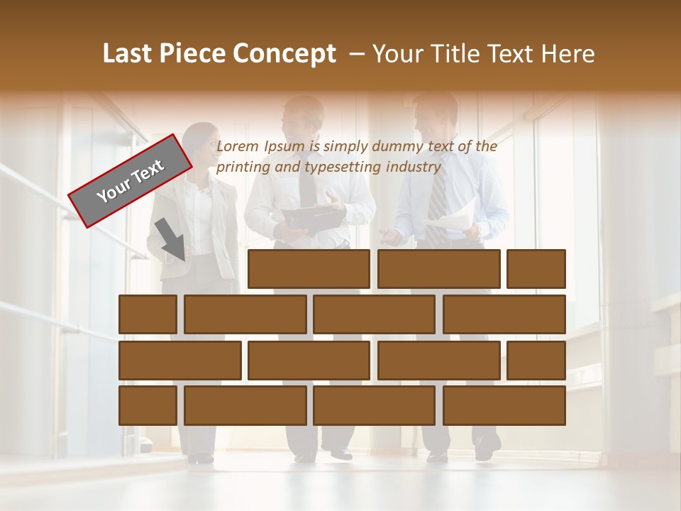 Walking Communication Person PowerPoint Template
