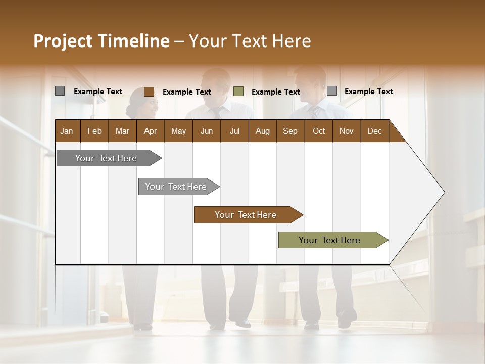 Walking Communication Person PowerPoint Template
