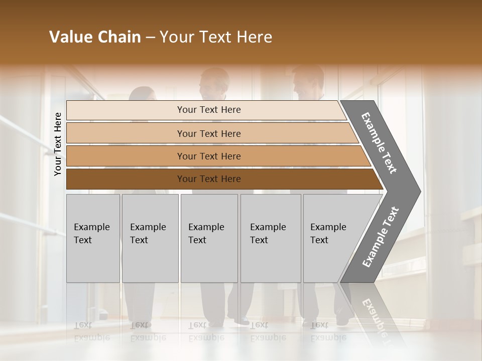 Walking Communication Person PowerPoint Template