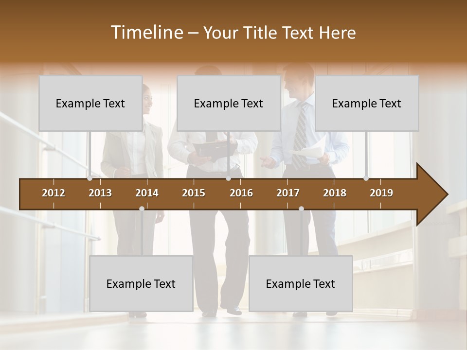 Walking Communication Person PowerPoint Template