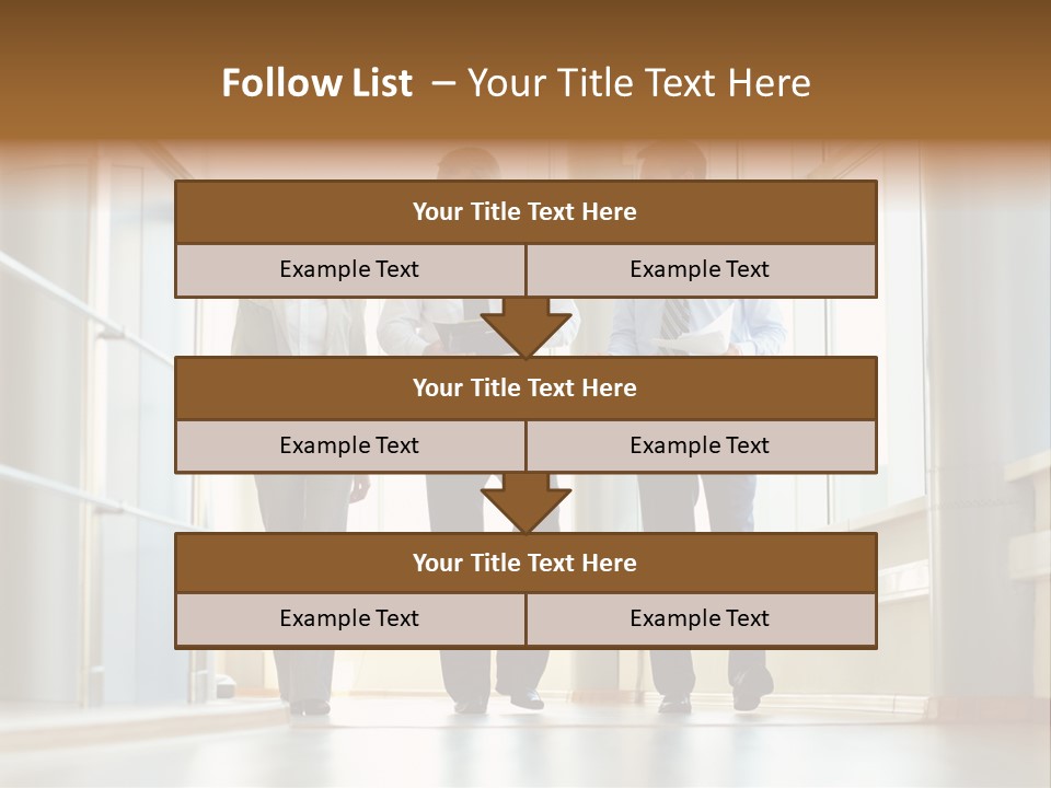 Walking Communication Person PowerPoint Template