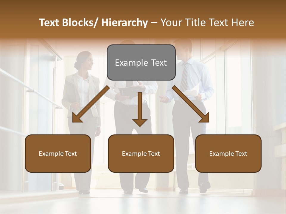 Walking Communication Person PowerPoint Template