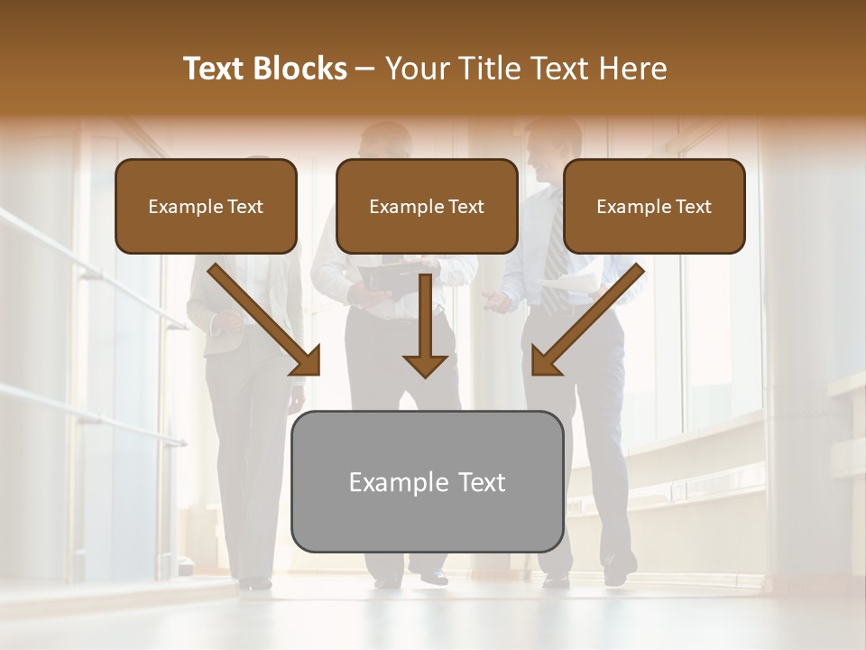 Walking Communication Person PowerPoint Template