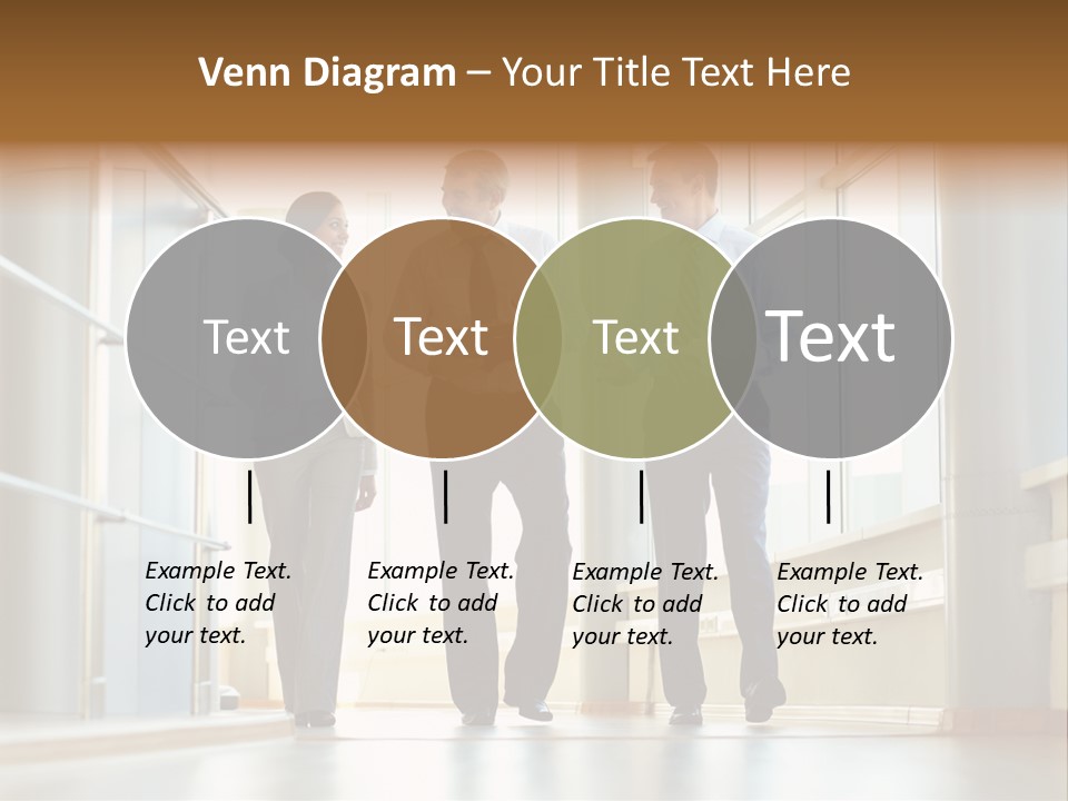 Walking Communication Person PowerPoint Template