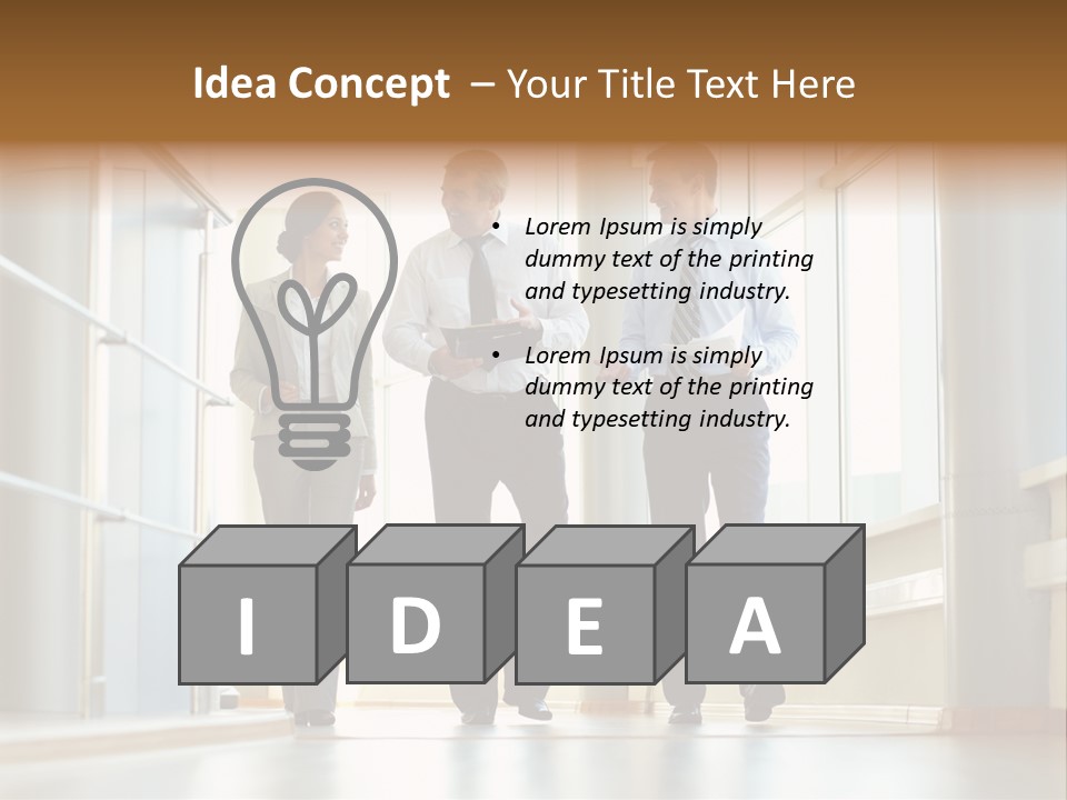 Walking Communication Person PowerPoint Template