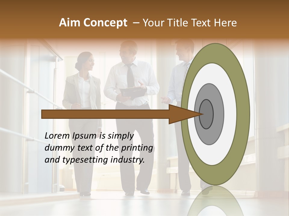 Walking Communication Person PowerPoint Template