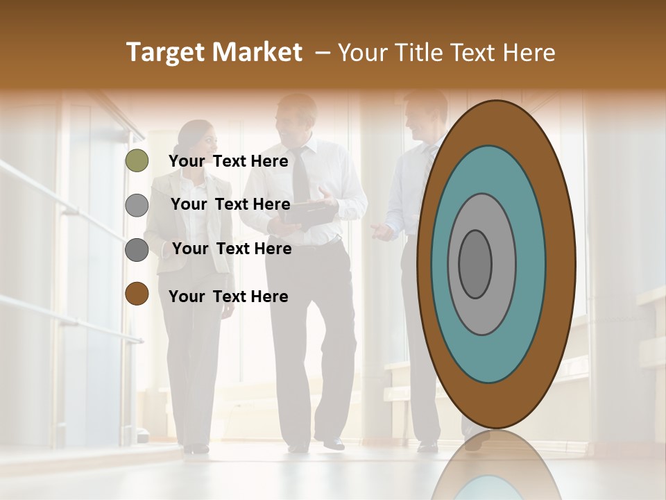 Walking Communication Person PowerPoint Template