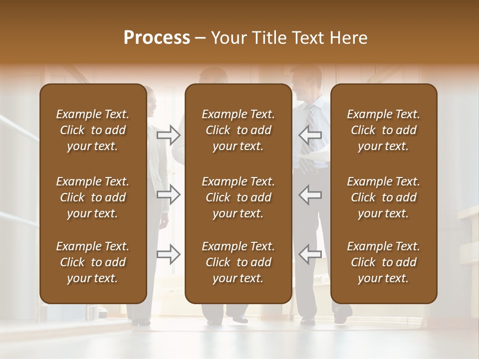 Walking Communication Person PowerPoint Template