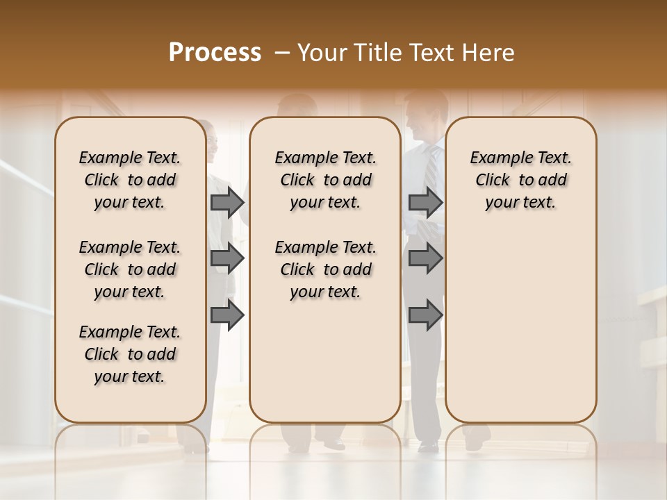 Walking Communication Person PowerPoint Template