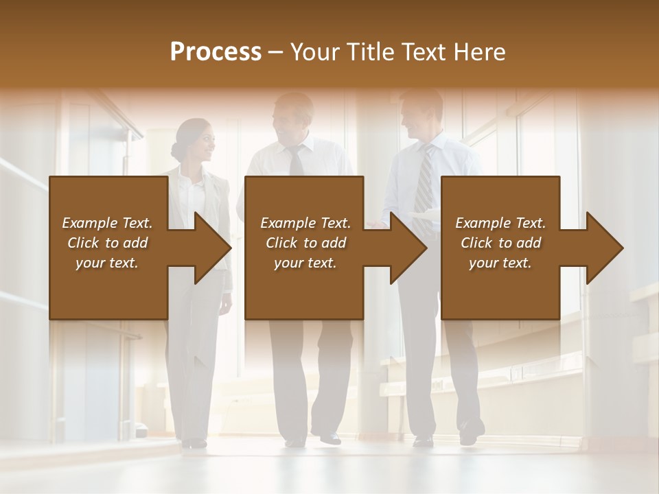 Walking Communication Person PowerPoint Template