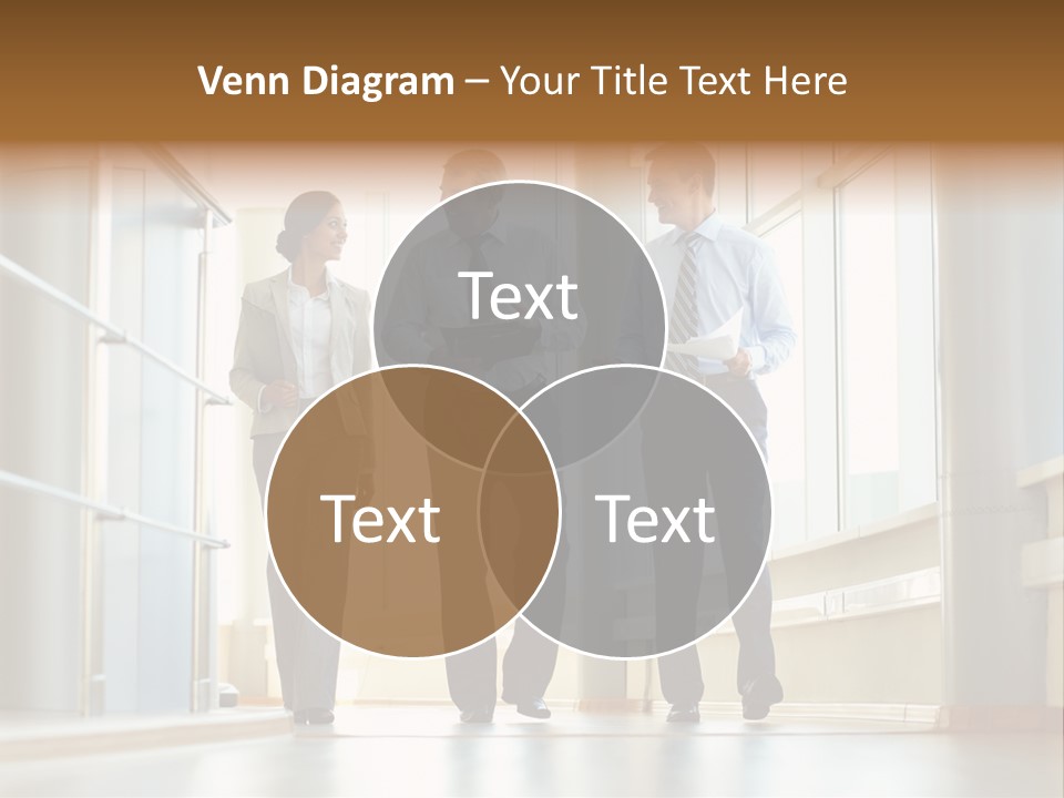 Walking Communication Person PowerPoint Template