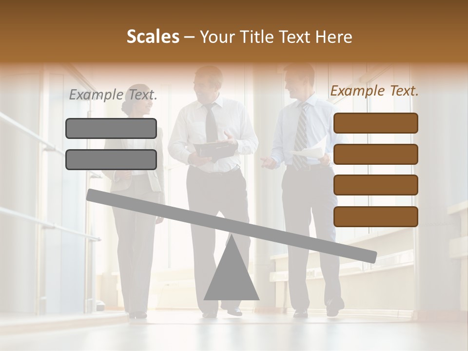 Walking Communication Person PowerPoint Template