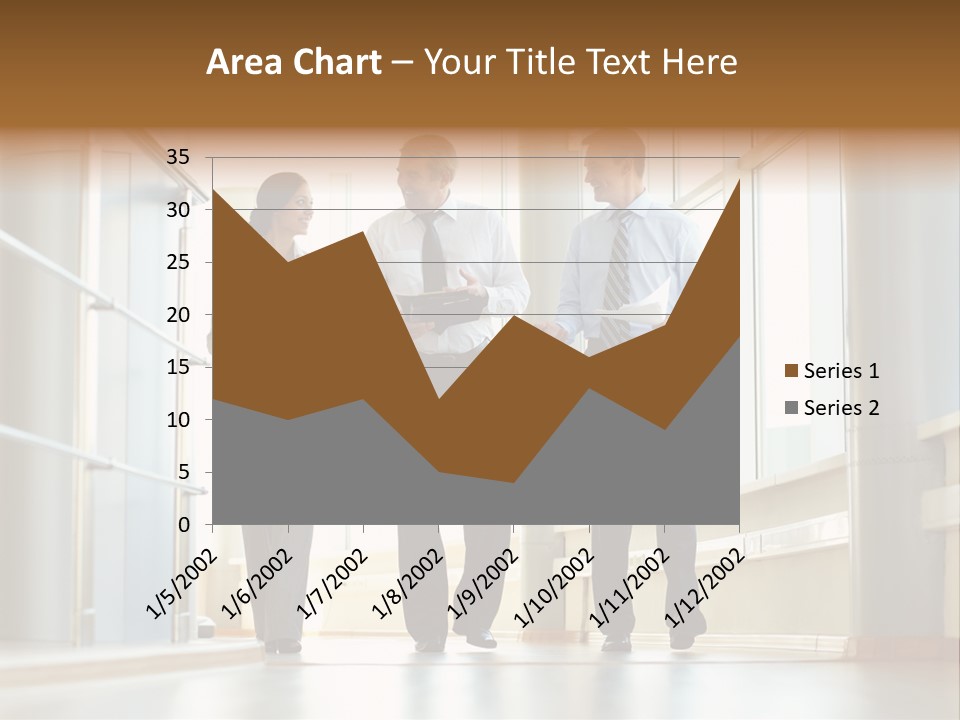 Walking Communication Person PowerPoint Template
