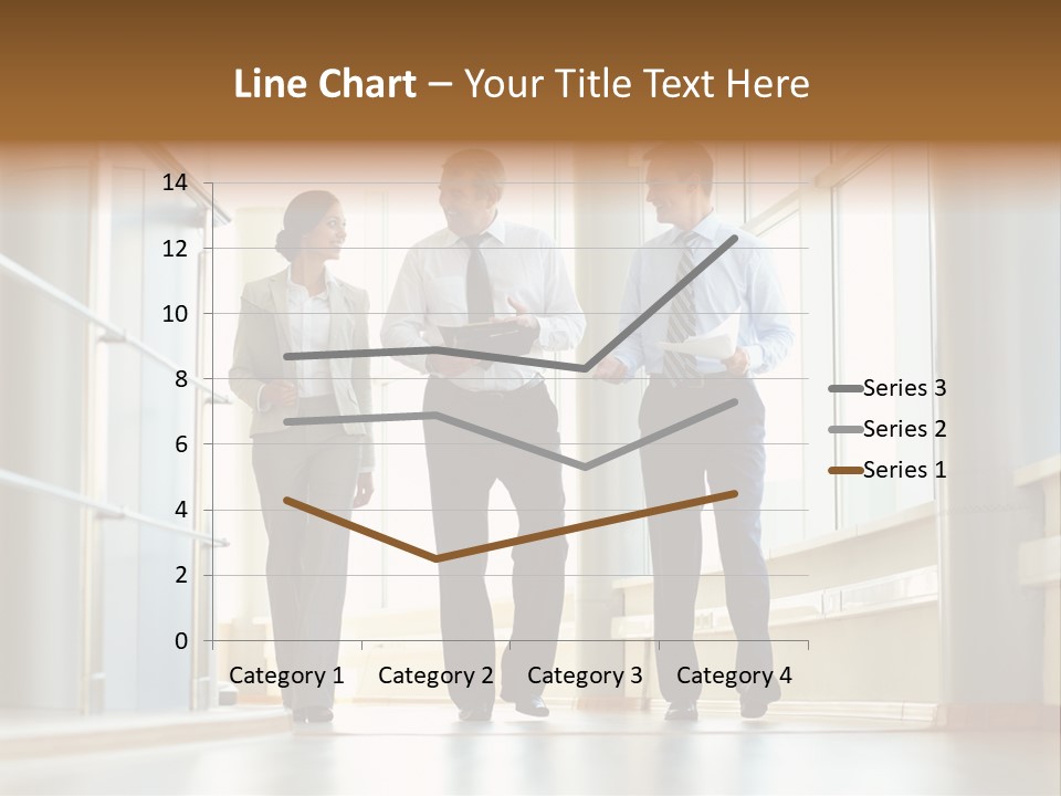 Walking Communication Person PowerPoint Template