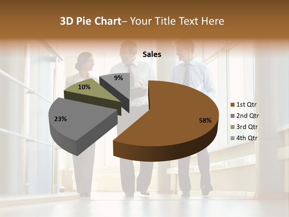 Walking Communication Person PowerPoint Template